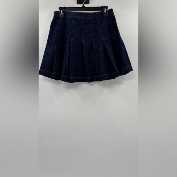 J.Crew Pleated denim mini skirt Rinse Wash - Picture 7 of 7